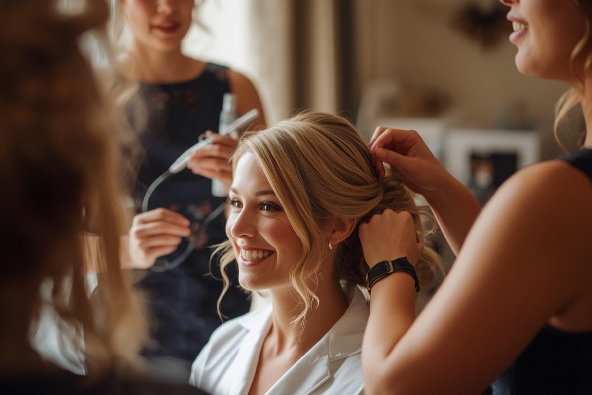 how many stylists for wedding hair and makeup