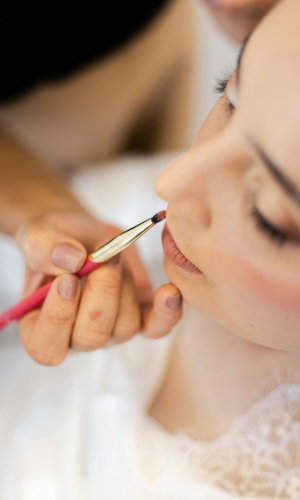 bridal hair and makeup timeline