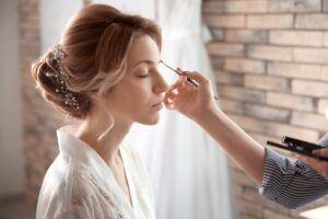 wedding hair and makeup trial Michigan