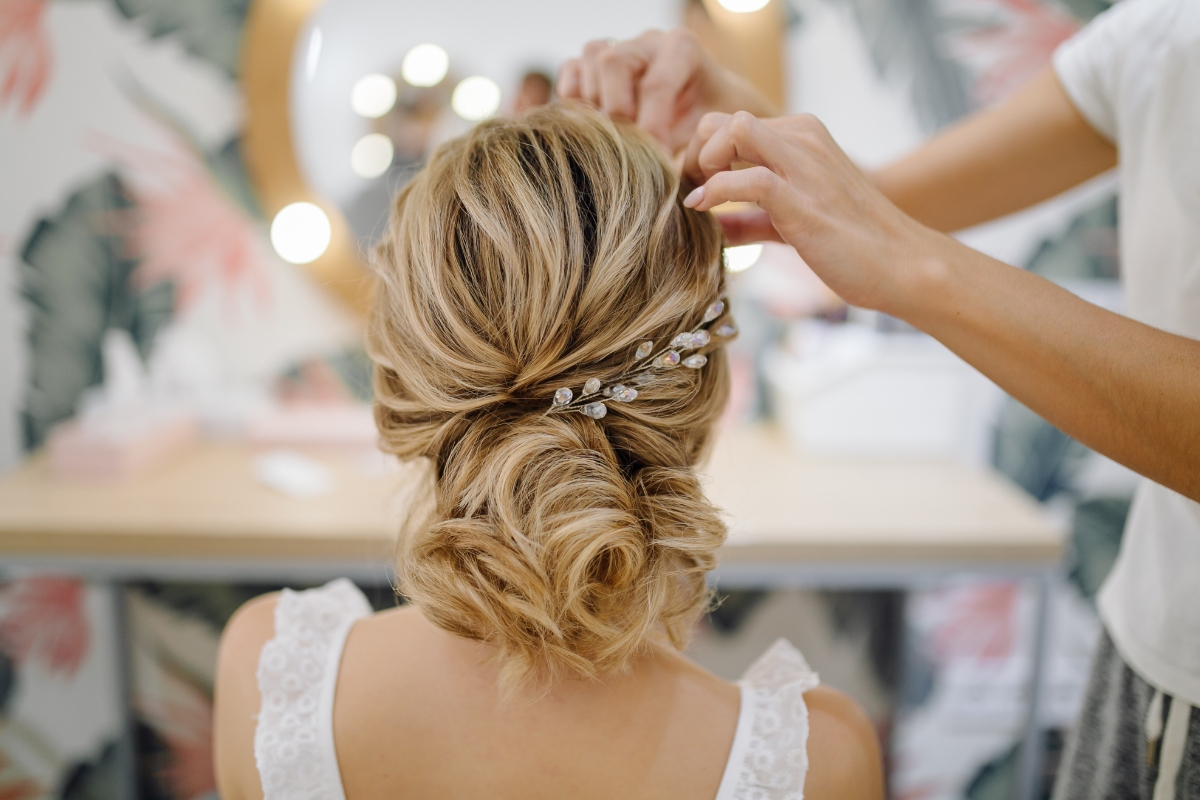 wedding hair and makeup Ann Arbor